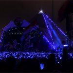 Coldplay's synchronised Pyramid lights and crowd wristbands - beautiful!