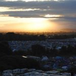 View from the Ribbon Tower, Sunday 9pm