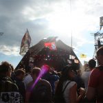 Sunshine over the Pyramid Stage