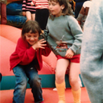 Bronwen and Jenni in the Crèche 