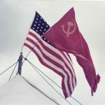80’s Cold War Flags on the tents.