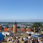 Chilling on Glasto hill