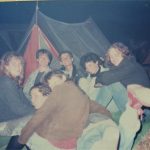 Late night tent chat