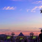 Pyramid. Sunset.